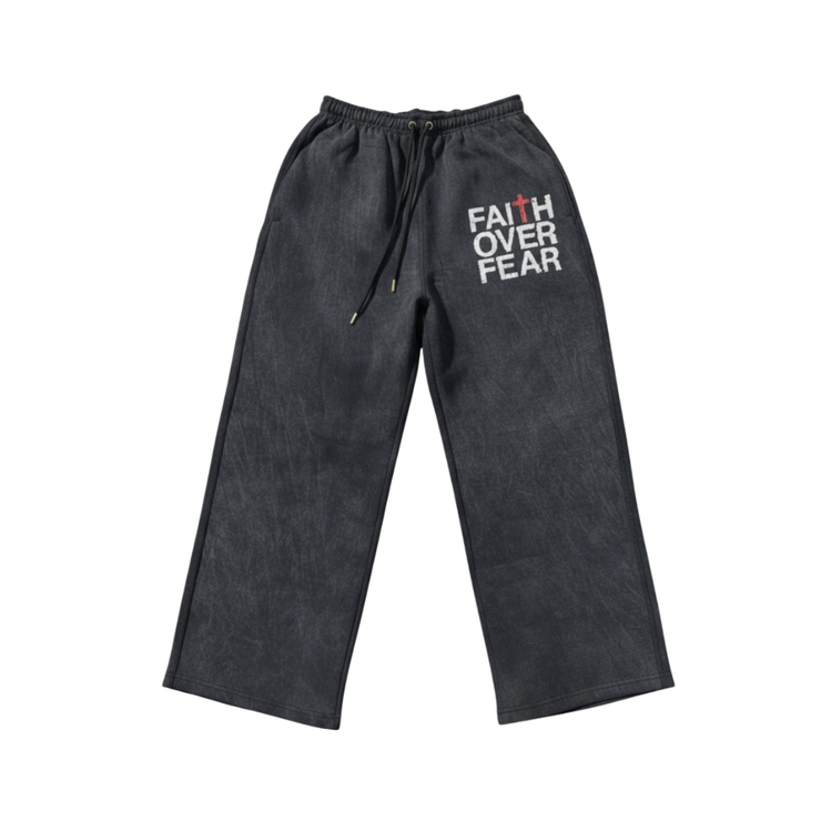 Faith Over Fear baggy sweat pants