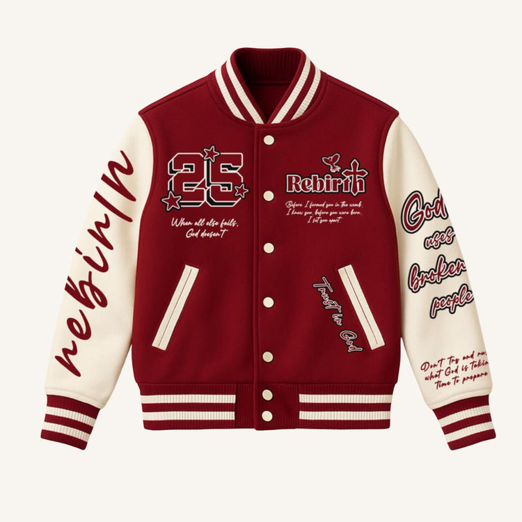 Make Heaven Crowded Jacket | Christian Varsity Jacket – Rebirth