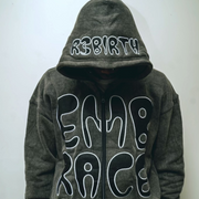 Embrace Your Rebirth black  Zip up