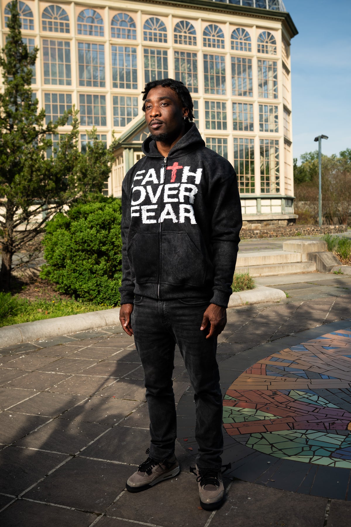 Faith Over Fear Zip-Up Hoodie