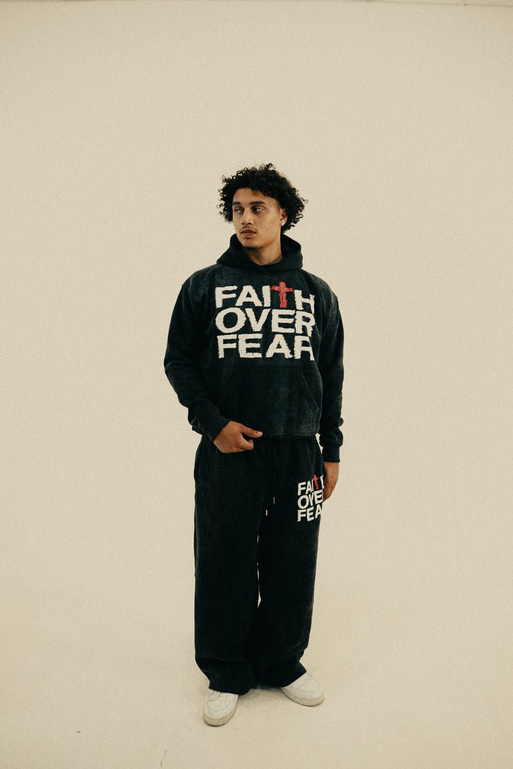 Faith Over Fear baggy sweat pants