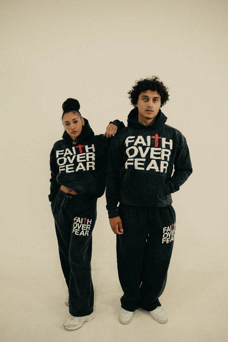 Faith Over Fear baggy sweat pants