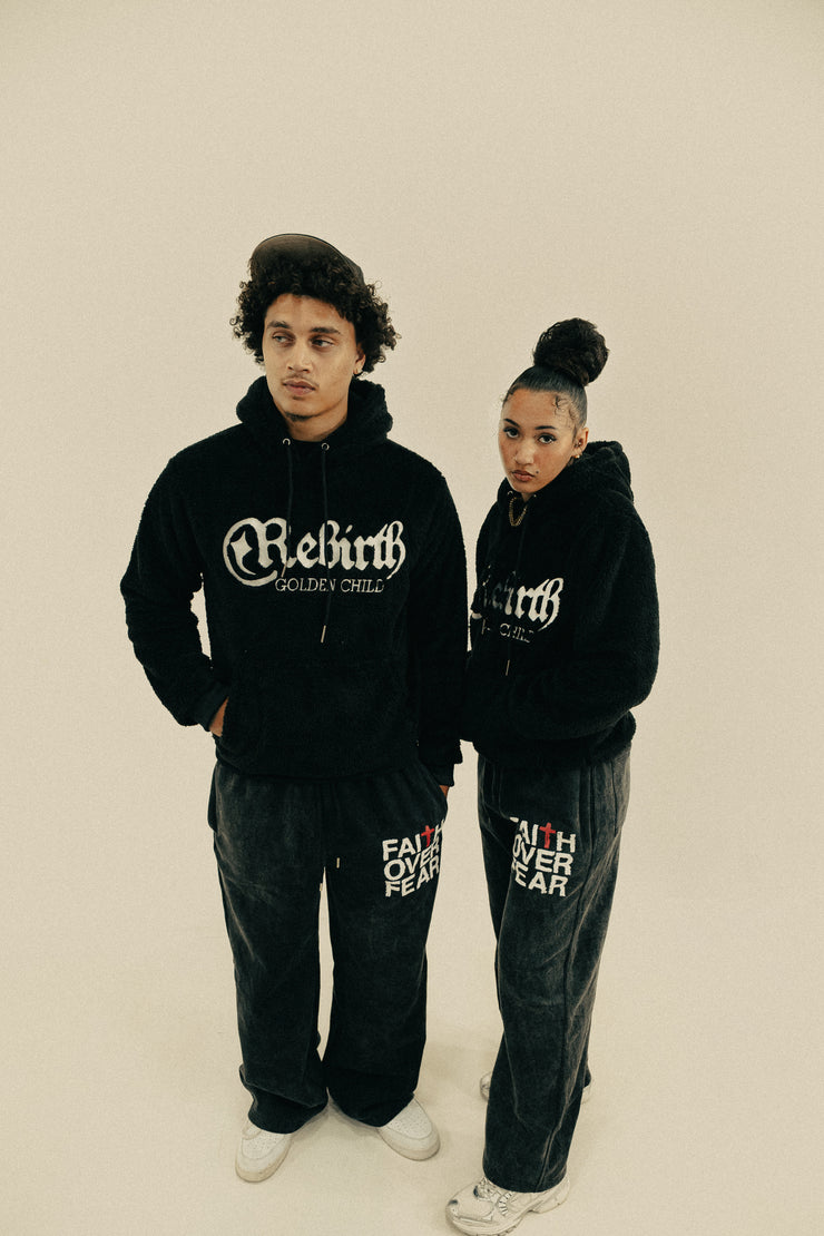 REBIRTH Golden Child Sherpa Hoodie