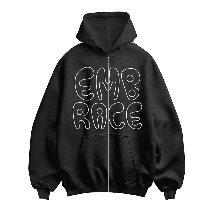 Embrace Your Rebirth black  Zip up