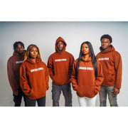 R3BIRTH BROWN (HEAVY WEIGHT) GOLDEN CHILD HOODIE