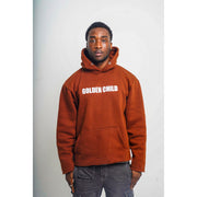 R3BIRTH BROWN (HEAVY WEIGHT) GOLDEN CHILD HOODIE