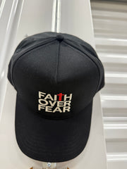 FAITH OVER FEAR TRUCKER HAT