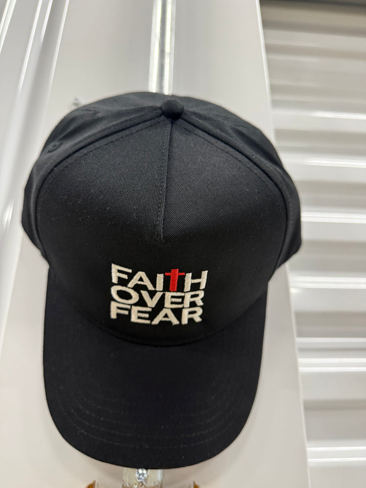 FAITH OVER FEAR TRUCKER HAT