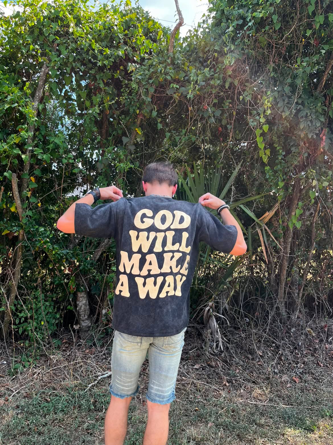 God Will Make A Way Tee testimony photo