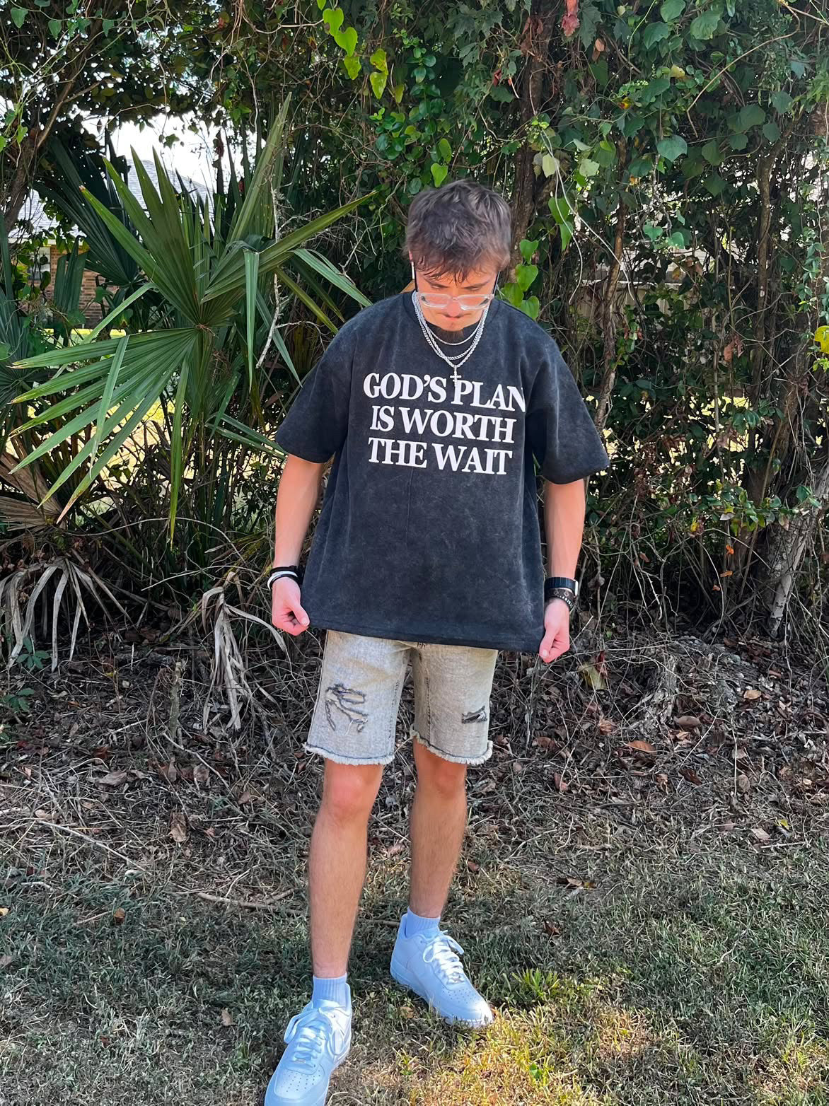 God's Plan Is Worth The Wait Tee testimony photo